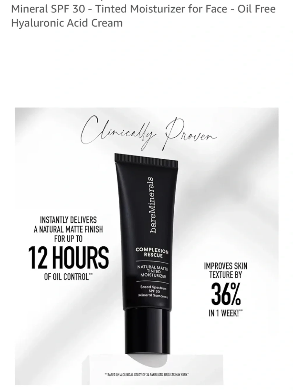 bareMinerals Complexion Rescue Natural Matte Tinted Moisturizer - Beige